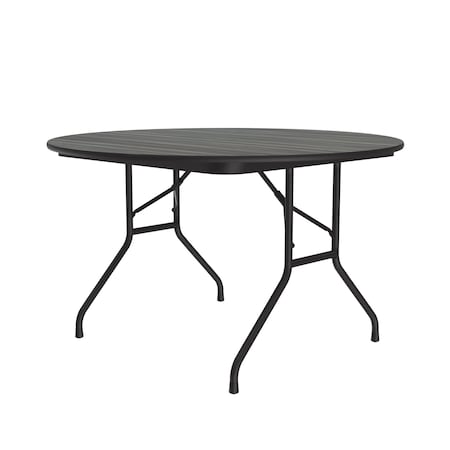 Correll CF HPL Folding Tables 48" Round New England Driftwood CF48PX-52